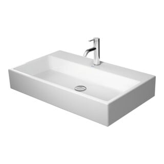 Duravit Möbelwaschtisch geschliffen Vero Air 80x47, we, m HL, o ÜL, mit Hahnlochbank