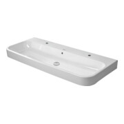 Duravit Möbelwaschtisch Happy D.2 120x50,5cm, 2 HL, ÜL, Hahnlochbank, weiß-4