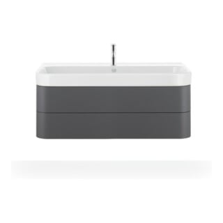 Duravit Möbelwaschtisch Happy D.2 120x50,5cm, we, m HL, ÜL, Hahnlochbank