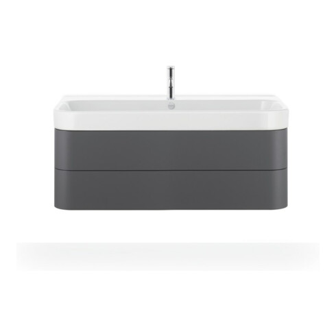 Duravit Möbelwaschtisch Happy D.2 120x50,5cm, we, m HL, ÜL, Hahnlochbank