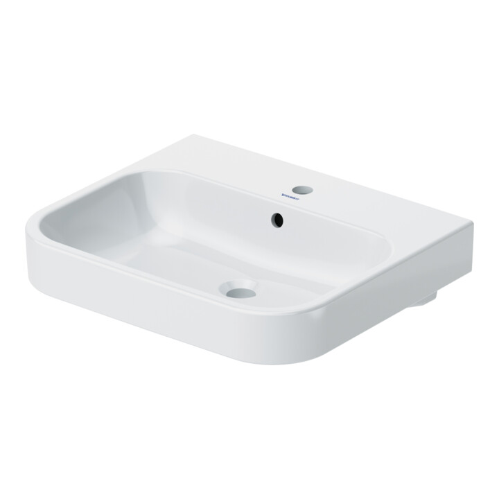 Duravit Möbelwaschtisch Happy D.2 60x50,5cm, we, geschli., m HL, ÜL, HLB