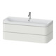 Duravit Möbelwaschtisch Happy D.2 Plus 117,5x49cm, 2 La, 1 HL, Nord we s-matt-1