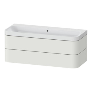 Duravit Möbelwaschtisch Happy D.2 Plus 117,5x49cm, 2 La, o. HL, Nord we s-matt