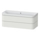 Duravit Möbelwaschtisch Happy D.2 Plus 117,5x49cm, 2 La, o. HL, Nord we s-matt-1
