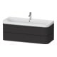 Duravit Möbelwaschtisch Happy D.2 Plus 117,5x49cm, 2 Schubk., 1 HL, graph matt-1