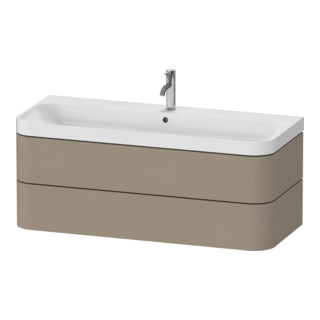 Duravit Möbelwaschtisch Happy D.2 Plus 117,5x49cm, 2 Schubk., 1 HL, leinen