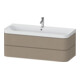 Duravit Möbelwaschtisch Happy D.2 Plus 117,5x49cm, 2 Schubk., 1 HL, leinen-1