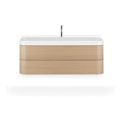 Duravit Möbelwaschtisch Happy D.2 Plus 117,5x49cm, 2 Schubk., 1 HL, Medit. Ei