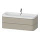 Duravit Möbelwaschtisch Happy D.2 Plus 117,5x49cm, 2 Schubk., 1 HL, Tau s-matt-1