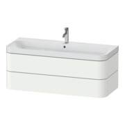 Duravit Möbelwaschtisch Happy D.2 Plus 117,5x49cm, 2 Schubk., 1 HL, we matt