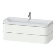 Duravit Möbelwaschtisch Happy D.2 Plus 117,5x49cm, 2 Schubk., 1 HL, we s-matt