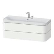 Duravit Möbelwaschtisch Happy D.2 Plus 117,5x49cm, 2 Schubk., 2 HL, we s-matt