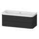 Duravit Möbelwaschtisch Happy D.2 Plus 117,5x49cm, 2 Schubk., o. HL, graph matt-1