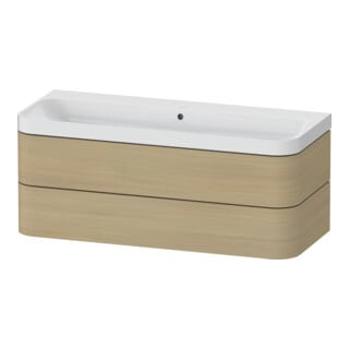 Duravit Möbelwaschtisch Happy D.2 Plus 117,5x49cm, 2 Schubk., o. HL, Medit. Ei