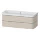 Duravit Möbelwaschtisch Happy D.2 Plus 117,5x49cm, 2 Schubk., o. HL, Tau matt-1