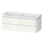 Duravit Möbelwaschtisch Happy D.2 Plus 117,5x49cm, 2 Schubk., o. HL, we hgl