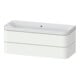 Duravit Möbelwaschtisch Happy D.2 Plus 117,5x49cm, 2 Schubk., o. HL, we matt-1