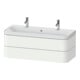Duravit Möbelwaschtisch Happy D.2 Plus 117,5x49cm, 2 Schubk., weiß supermatt-1