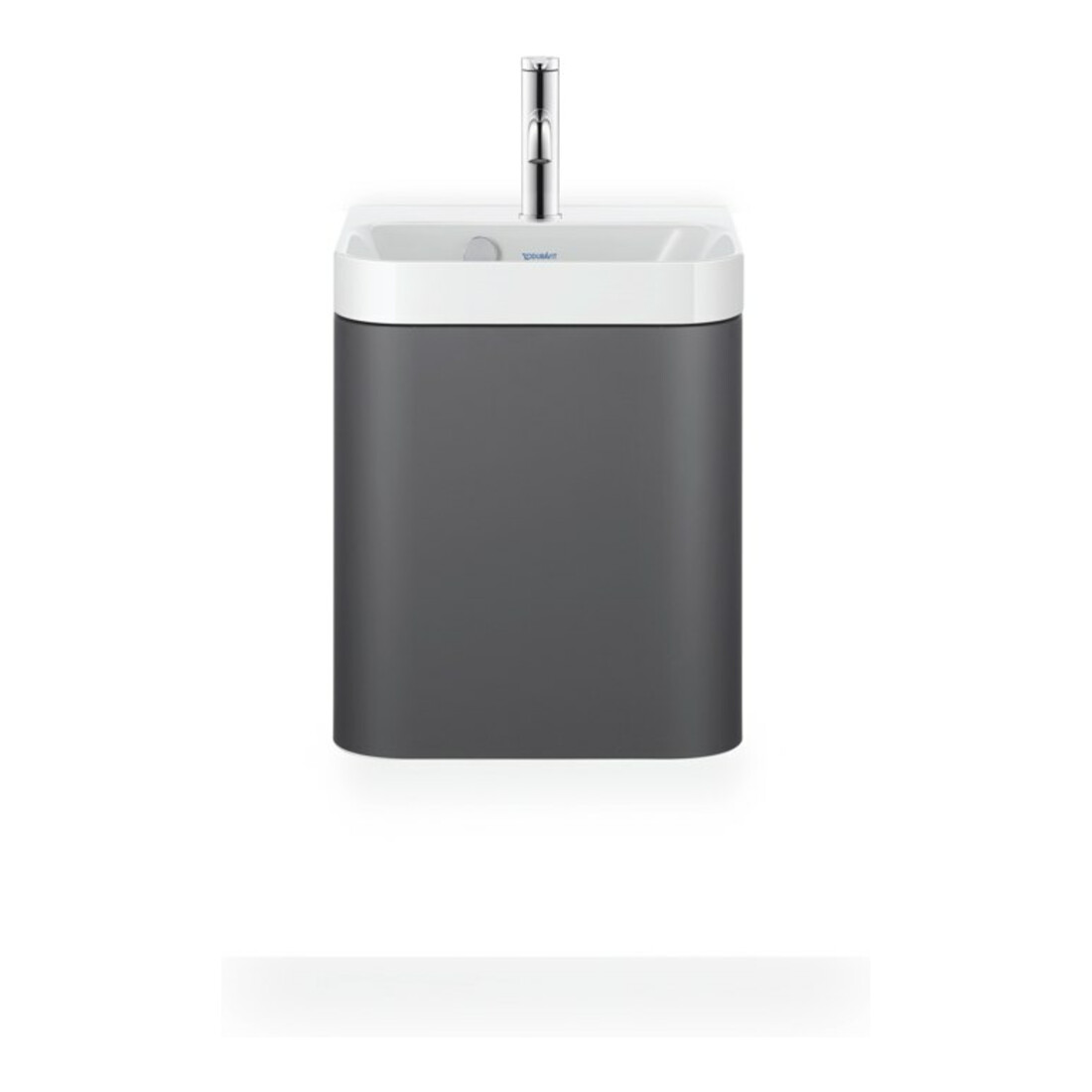 Duravit Möbelwaschtisch Happy D.2 Plus 40x36cm, 1 T, An li, m HL, graph matt