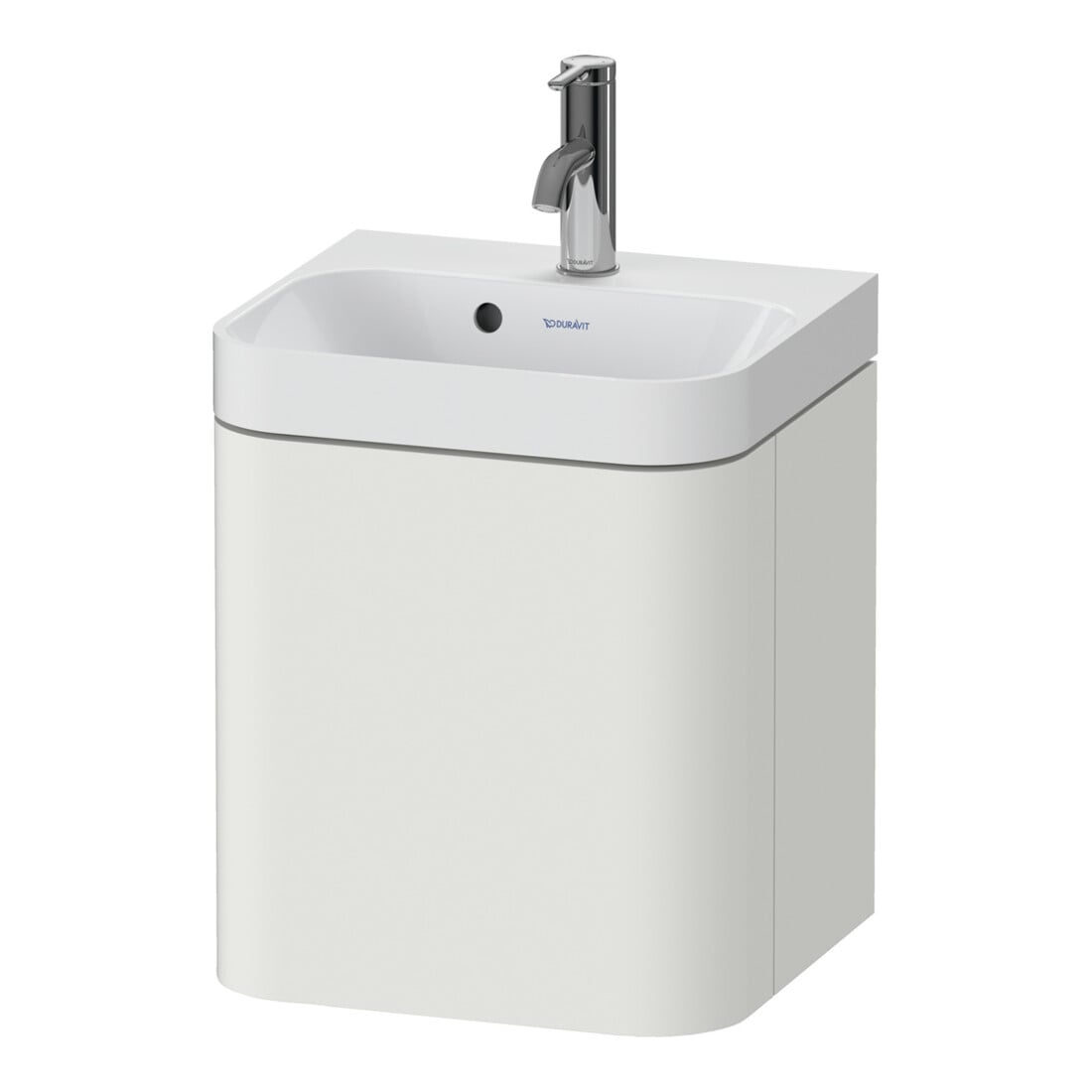 Duravit Möbelwaschtisch Happy D.2 Plus 40x36cm, 1 T, An li, m HL, No we s-matt