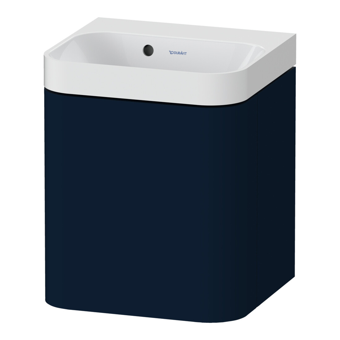 Duravit Möbelwaschtisch Happy D.2 Plus 40x36cm, 1 T, An li, o. HL, blau s-matt