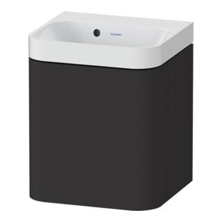 Duravit Möbelwaschtisch Happy D.2 Plus 40x36cm, 1 T, An li, o. HL, graph matt