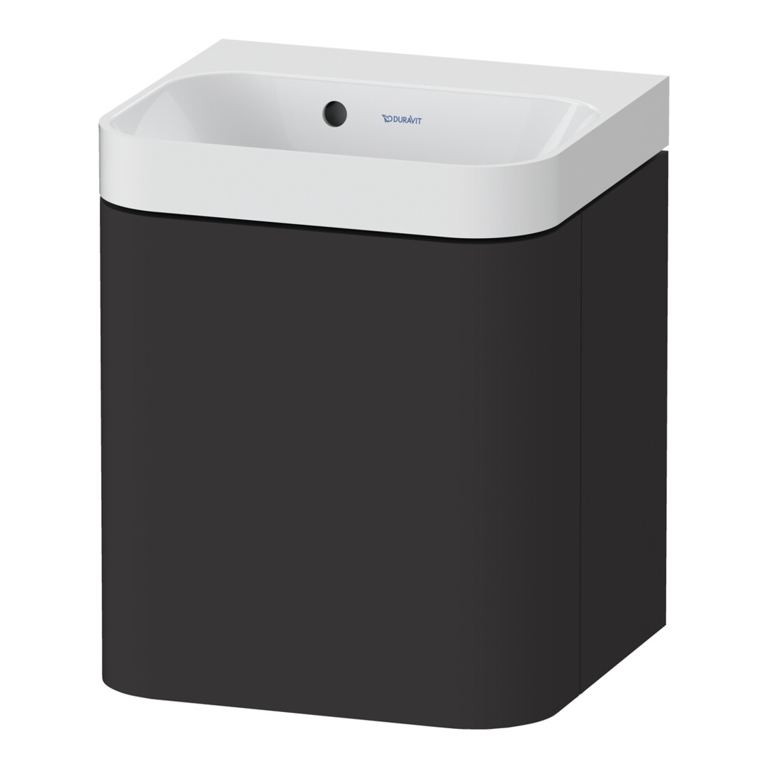 Duravit Möbelwaschtisch Happy D.2 Plus 40x36cm, 1 T, An li, o. HL, graph matt