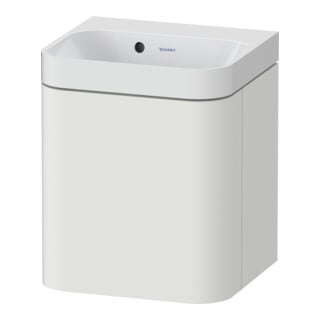 Duravit Möbelwaschtisch Happy D.2 Plus 40x36cm, 1 T, An li, o HL, No we s-matt