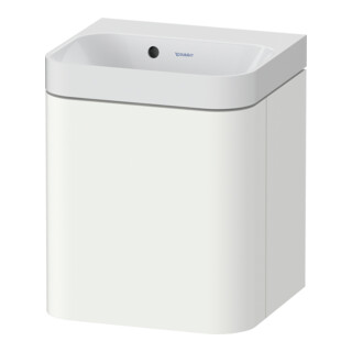 Duravit Möbelwaschtisch Happy D.2 Plus 40x36cm, 1 T, An li, o. HL, we s-matt