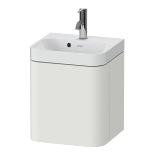 Duravit Möbelwaschtisch Happy D.2 Plus 40x36cm, 1 T, An r, m HL, Nord we s-matt