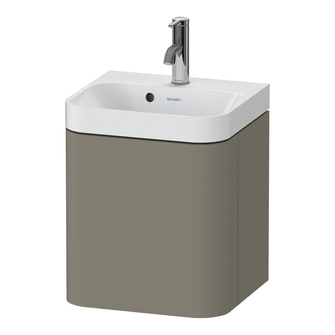 Duravit Möbelwaschtisch Happy D.2 Plus 40x36cm, 1 T, An r, m HL, st-g s-matt
