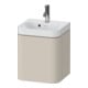 Duravit Möbelwaschtisch Happy D.2 Plus 40x36cm, 1 T., Anschl li, m HL, Tau matt-1