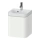 Duravit Möbelwaschtisch Happy D.2 Plus 40x36cm, 1 T., Anschl li, m HL, we matt-1