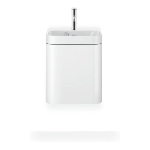 Duravit Möbelwaschtisch Happy D.2 Plus 40x36cm, 1 T, Anschl li, m HL, we s-matt