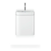 Duravit Möbelwaschtisch Happy D.2 Plus 40x36cm, 1 T, Anschl li, m HL, we s-matt