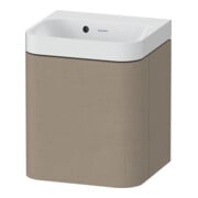 Duravit Möbelwaschtisch Happy D.2 Plus 40x36cm, 1 T., Anschl li, o. HL, leinen