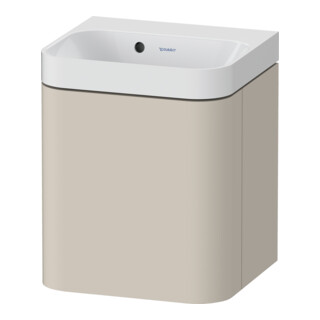 Duravit Möbelwaschtisch Happy D.2 Plus 40x36cm, 1 T, Anschl li, o. HL, Tau matt