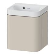 Duravit Möbelwaschtisch Happy D.2 Plus 40x36cm, 1 T, Anschl li, o. HL, Tau matt