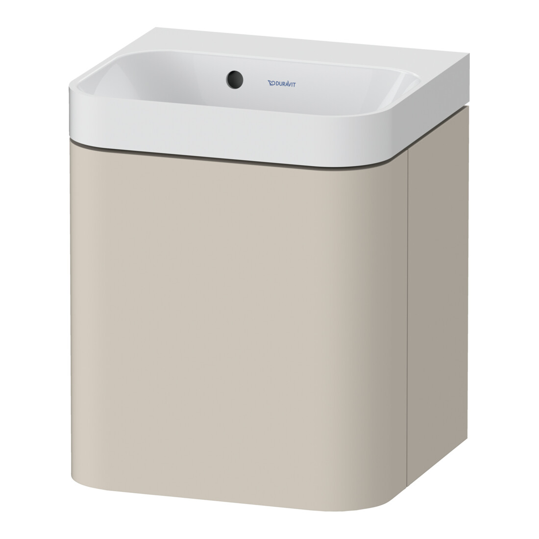 Duravit Möbelwaschtisch Happy D.2 Plus 40x36cm, 1 T, Anschl li, o. HL, Tau matt