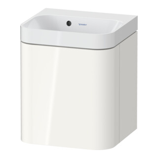 Duravit Möbelwaschtisch Happy D.2 Plus 40x36cm, 1 T., Anschl li, o. HL, we hgl