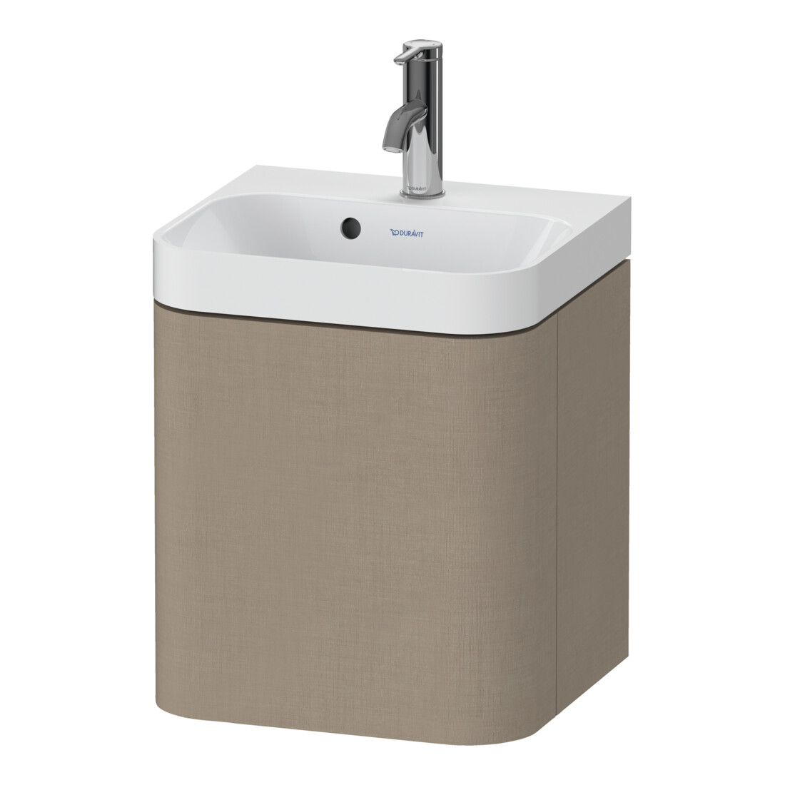 Duravit Möbelwaschtisch Happy D.2 Plus 40x36cm, 1 T., Anschl re, m HL, leinen