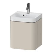 Duravit Möbelwaschtisch Happy D.2 Plus 40x36cm, 1 T., Anschl re, m HL, Tau matt