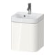 Duravit Möbelwaschtisch Happy D.2 Plus 40x36cm, 1 T., Anschl re, m HL, we hgl-1