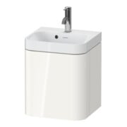 Duravit Möbelwaschtisch Happy D.2 Plus 40x36cm, 1 T., Anschl re, m HL, we hgl