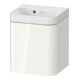 Duravit Möbelwaschtisch Happy D.2 Plus 40x36cm, 1 T., Anschl re, o. HL, we hgl-1