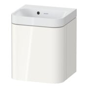 Duravit Möbelwaschtisch Happy D.2 Plus 40x36cm, 1 T., Anschl re, o. HL, we hgl
