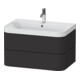 Duravit Möbelwaschtisch Happy D.2 Plus 77,5x49cm, 1 HL, graph matt, 2 Schubk.-1