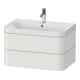 Duravit Möbelwaschtisch Happy D.2 Plus 77,5x49cm, 1 HL, No we s-matt, 2 Schubk.-1