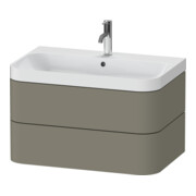 Duravit Möbelwaschtisch Happy D.2 Plus 77,5x49cm, 1 HL, st-g s-matt, 2 Schubk.