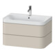 Duravit Möbelwaschtisch Happy D.2 Plus 77,5x49cm, 1 HL, Tau matt, 2 Schubkästen-1